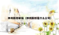 神州新桥邮箱（神州新桥是什么公司）