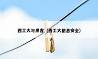 西工大与黑客(西工大信息安全)