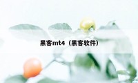 黑客mt4（黑客软件）