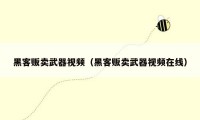 黑客贩卖武器视频（黑客贩卖武器视频在线）