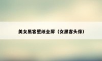 美女黑客壁纸全屏（女黑客头像）
