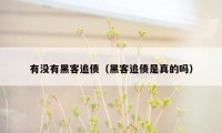 有没有黑客追债(黑客追债是真的吗)