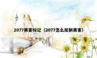 2077黑客标记（2077怎么反制黑客）